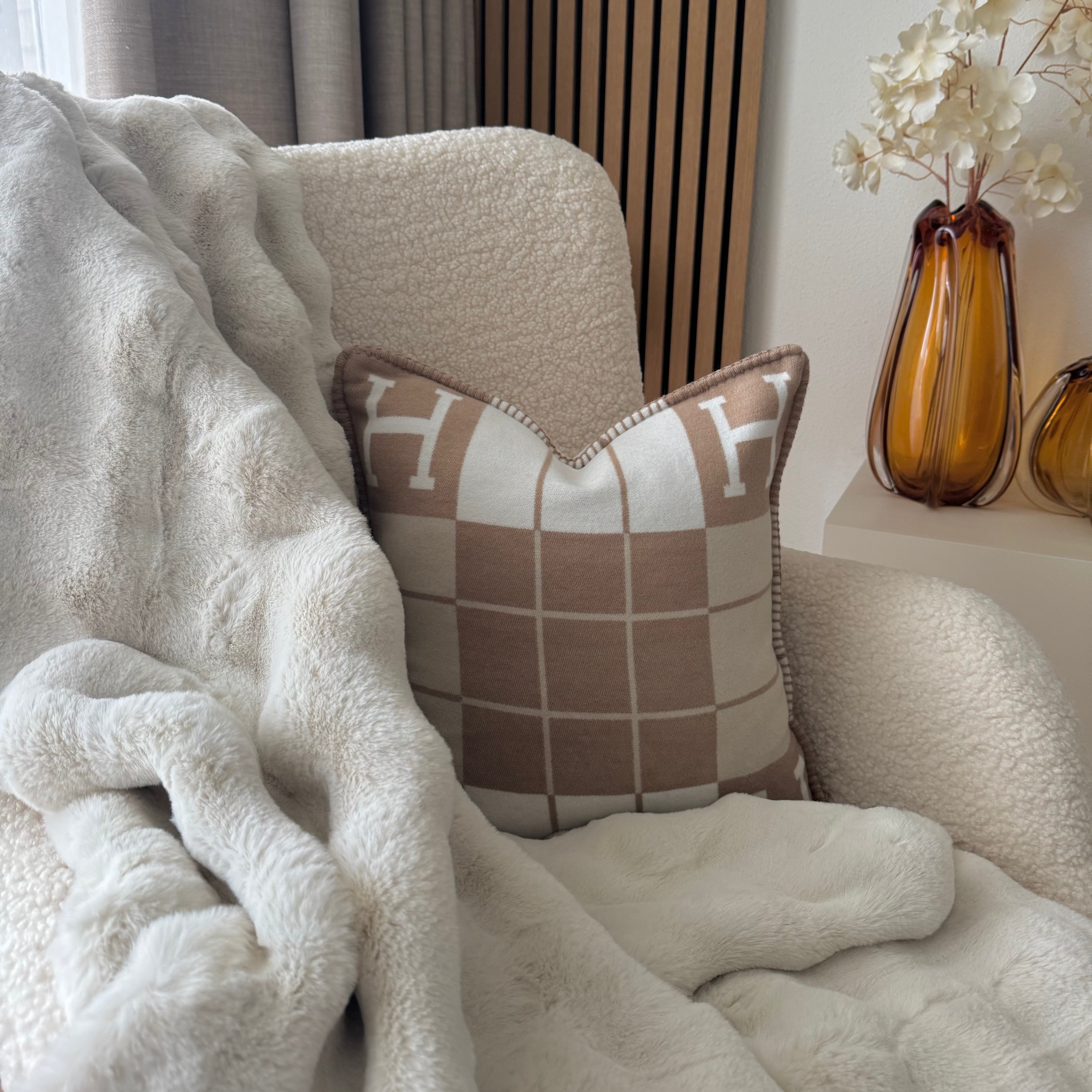 Luxe Kussenhoes wol-kasjmier - Sava