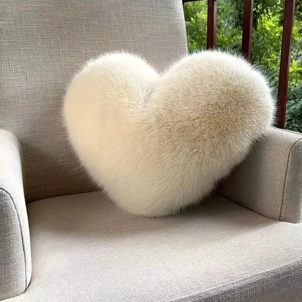 Fluffy Hartkussen