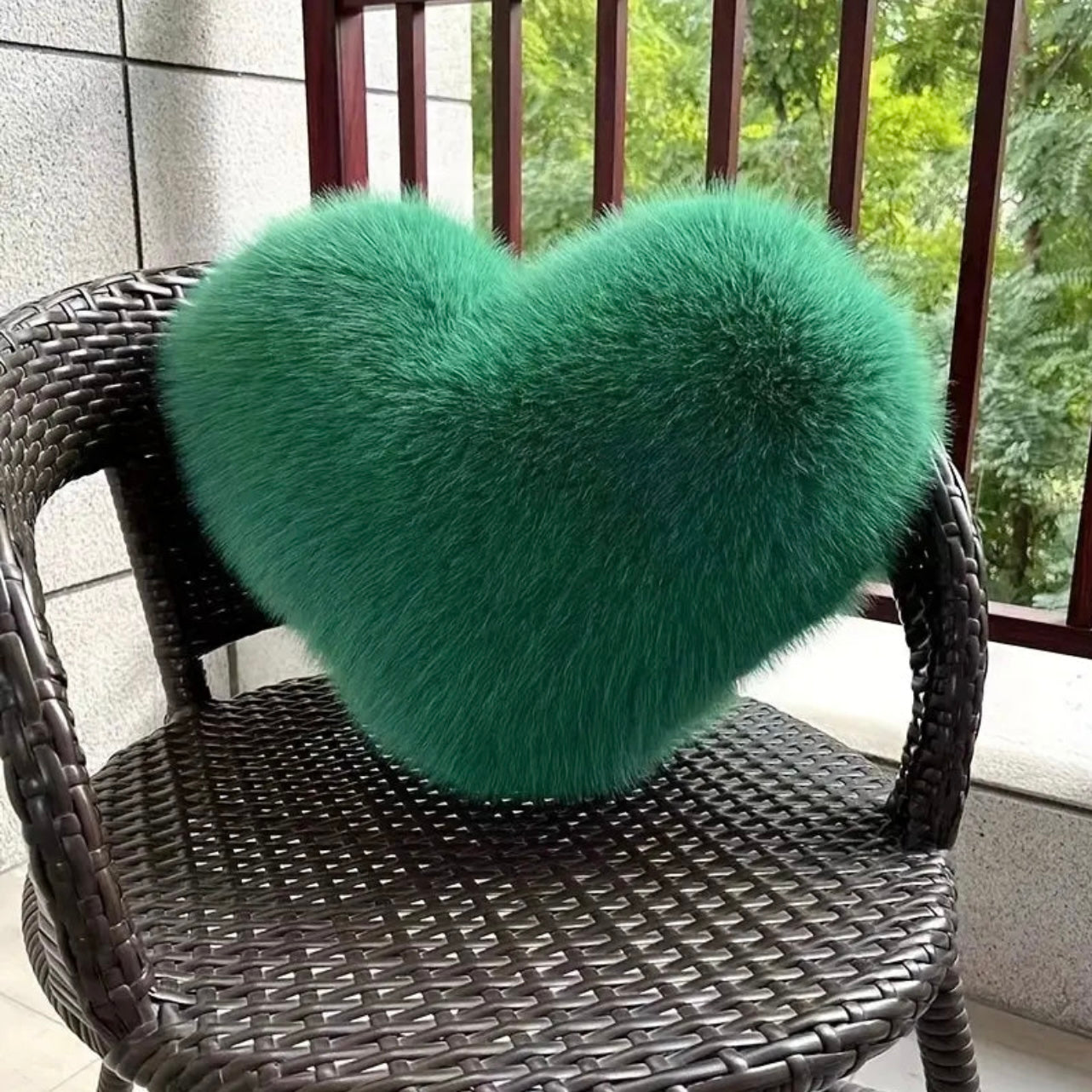 Fluffy Hartkussen