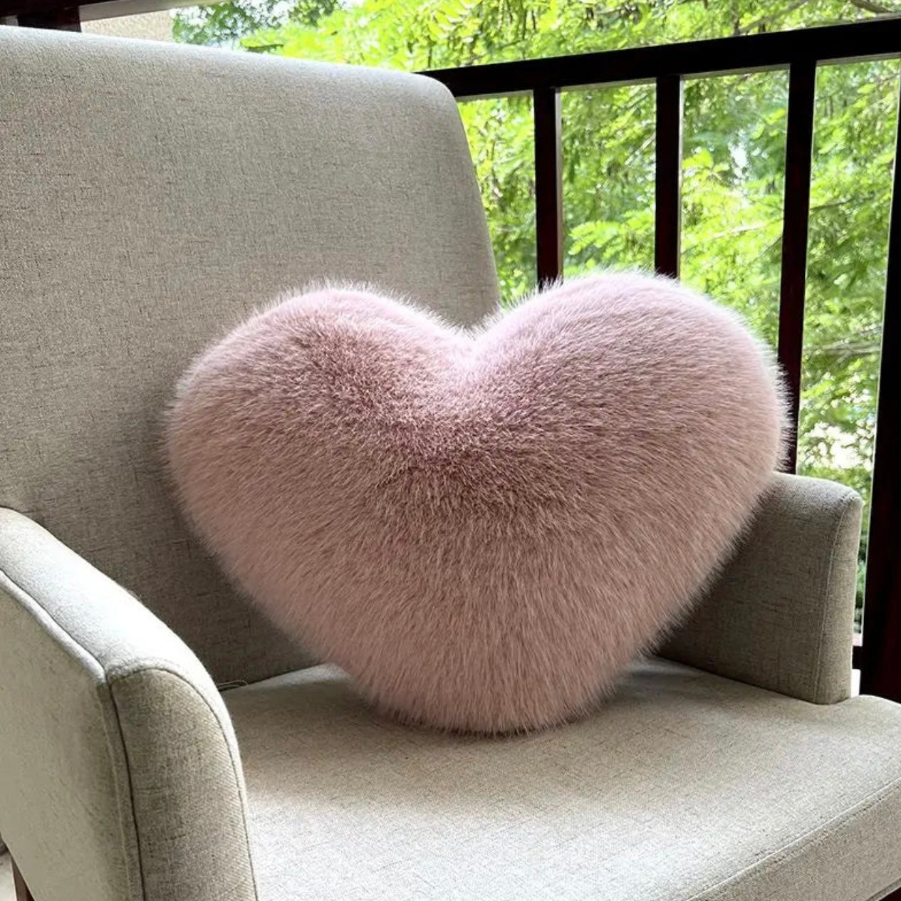 Fluffy Hartkussen