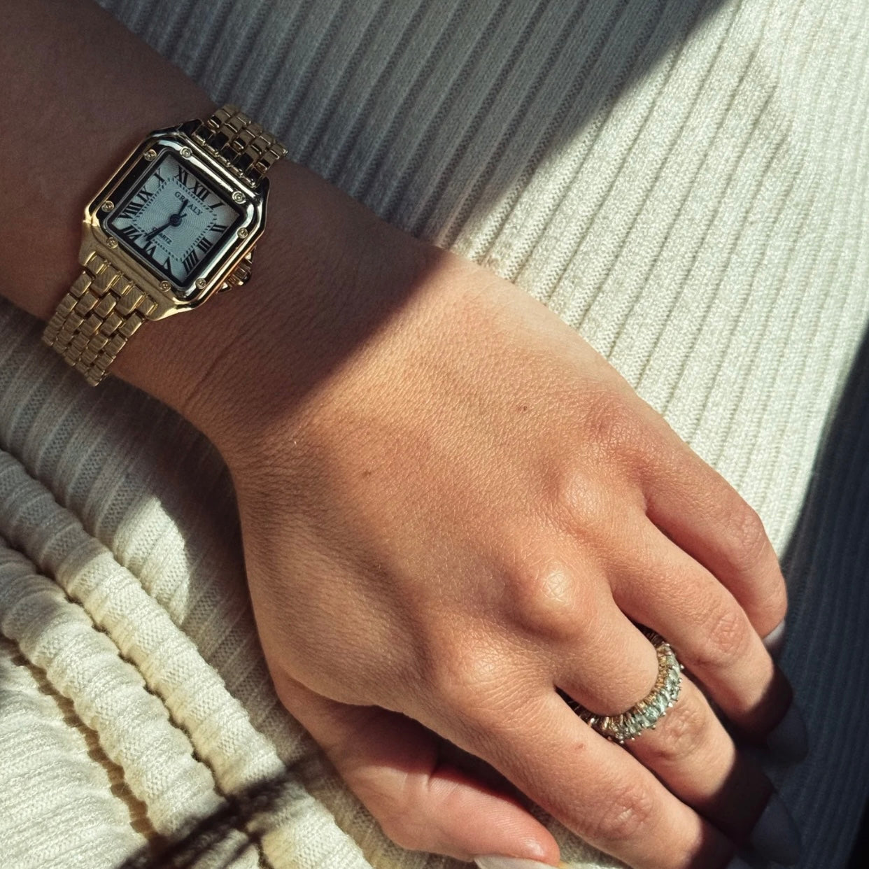 Jacques Horloge 14K Gold Plated - LET OP - Tijdelijk beschikbaar: OP = OP!