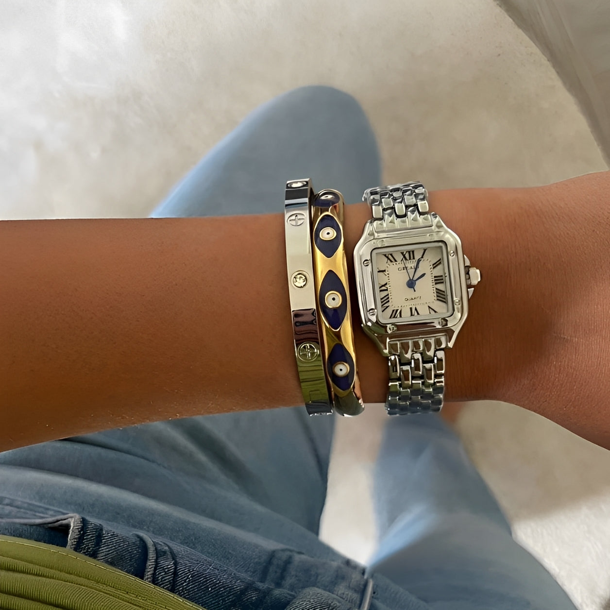 Jacques Horloge 14K Gold Plated - LET OP - Tijdelijk beschikbaar: OP = OP!
