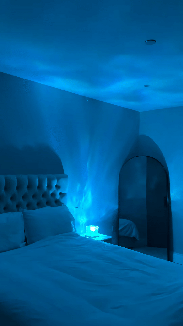 Oceaangloed Projector Nachtlamp – 16 Kleuren