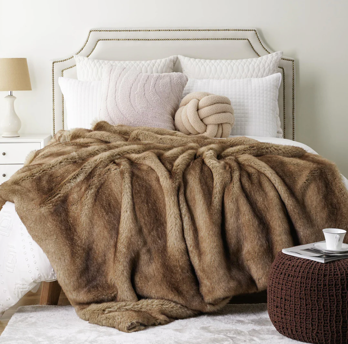 Faux Fur Deken - Luxe Woondeken