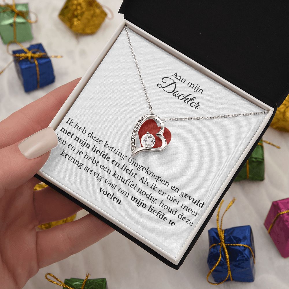 "Aan mijn dochter" Ketting - Verguld in 18Karaat Goud
