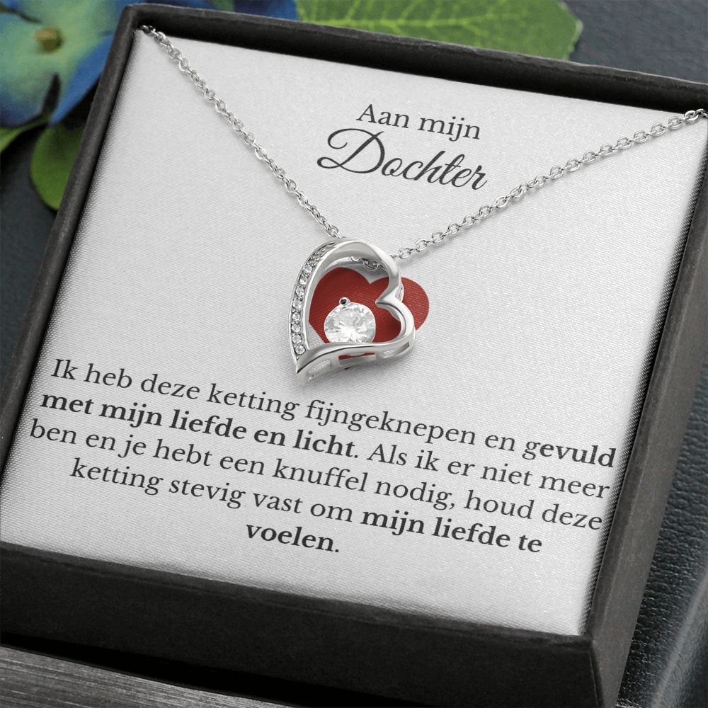 "Aan mijn dochter" Ketting - Verguld in 18Karaat Goud